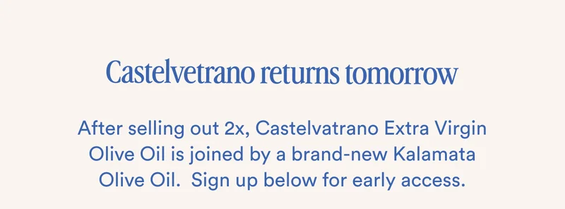 Castelvetrano returns tomorrow