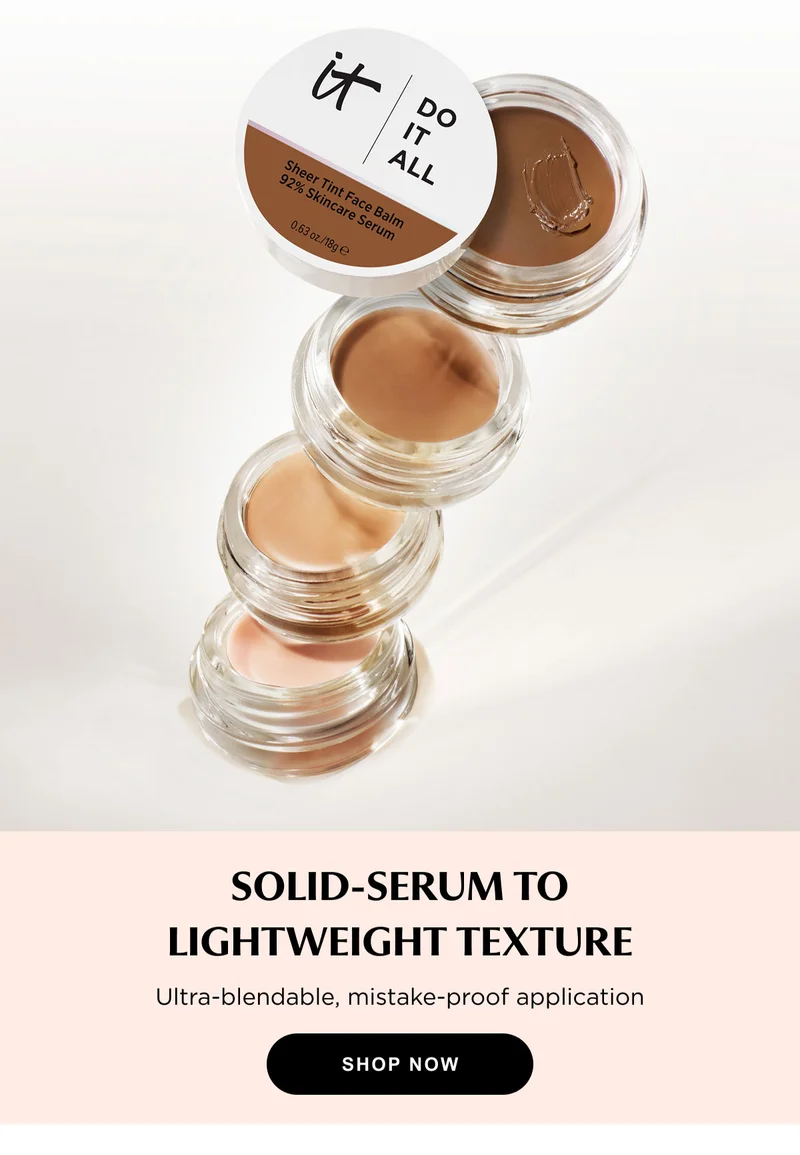 SOLID-SERUM TO LIGHTWEIGHT TEXTURE