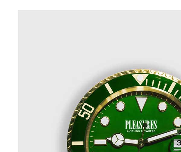 ANYTIME CLOCK - GOLD / GREEN