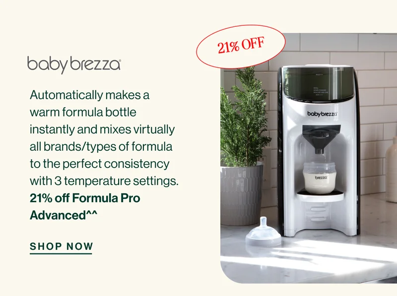 baby brezza. Automatically makes a warm formula bottle instantly and mixes virtually all brands/types of formula to the perfect consistency with 3 temperature settings. 21% off Formula Pro Advanced^^ SHOP NOW