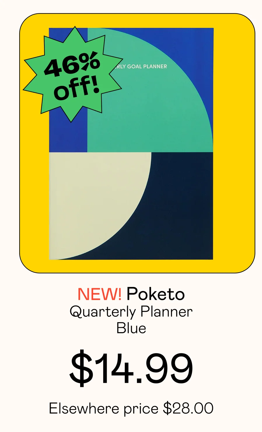 Quarterly Planner - Blue