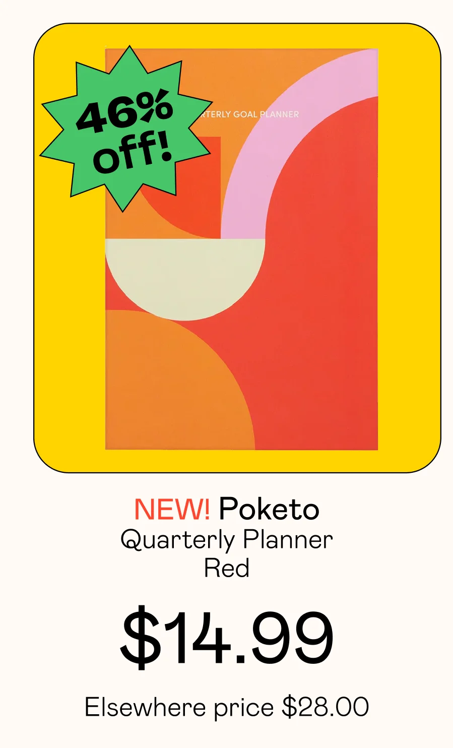 Quarterly Planner - Red