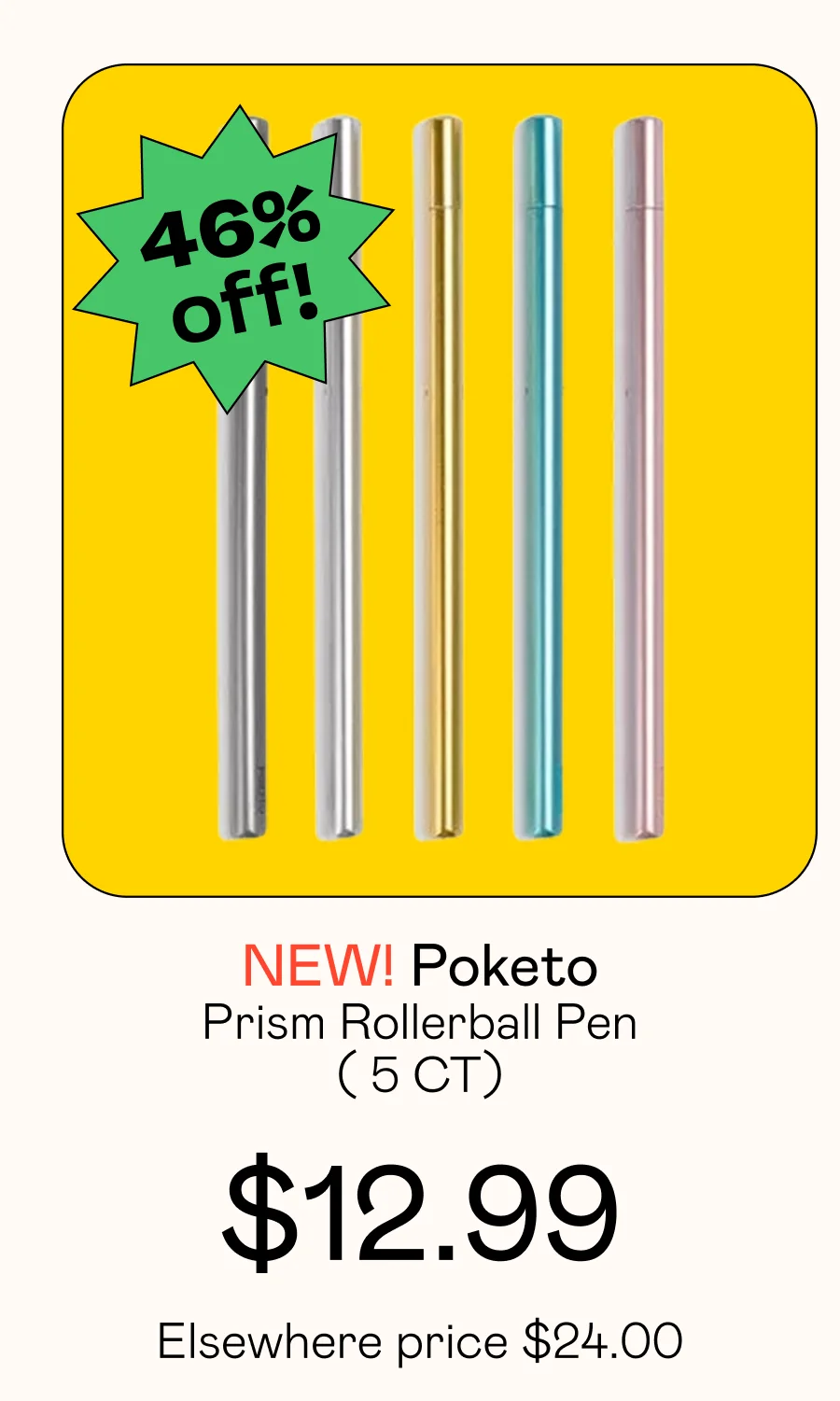 Prism Rollerball Pen ( 5 CT)