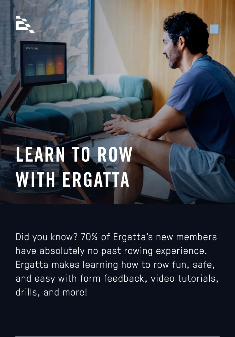 Learn to row with Ergatta