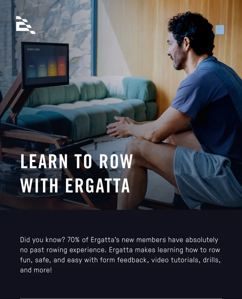Learn to row with Ergatta