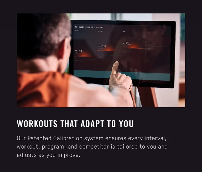 personalized workouts with Calibration