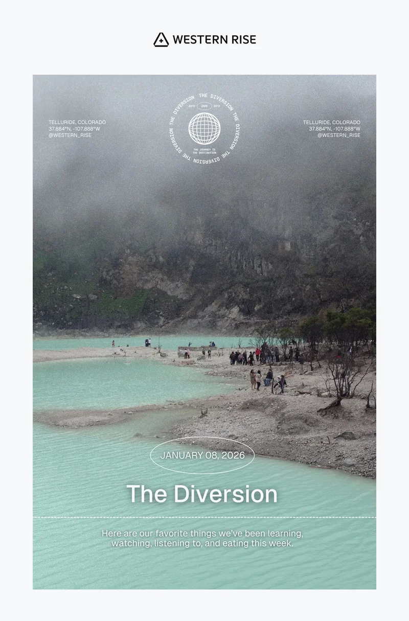 The Diversion: January 8, 2026