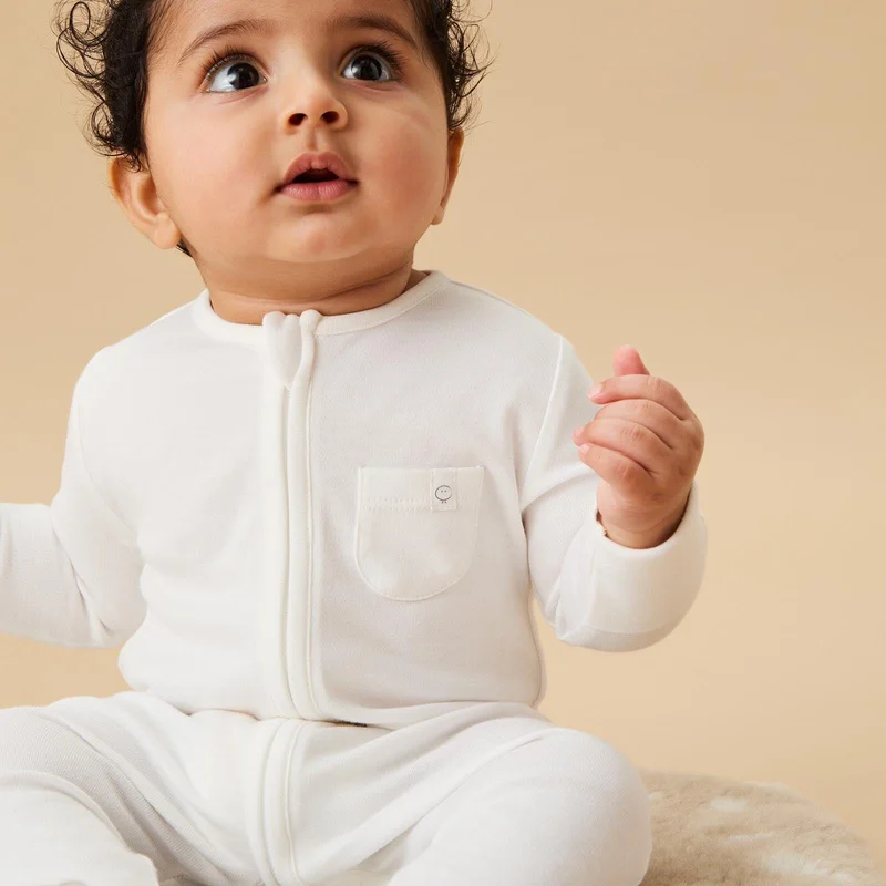 Image of Clever Zip Baby Pajamas
