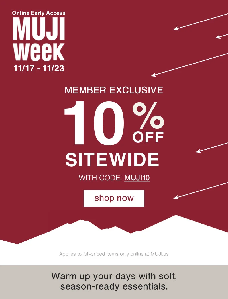 Shop 10% Off Sitewide with Code discount code