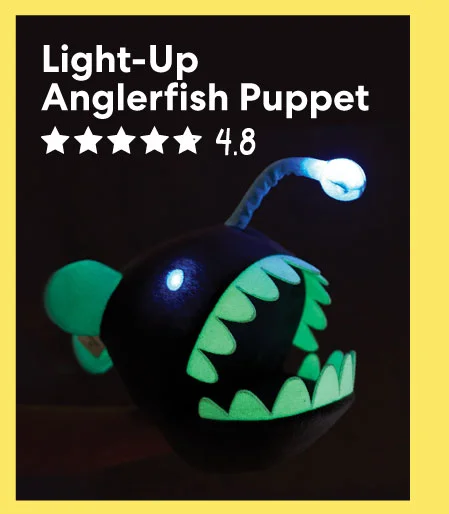 Light-Up Anglerfish Puppet, 4.8 ⭐