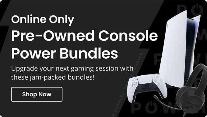 Online Only | Pre-Owned Coinsole Power Bundles | Upgrade your next gaming session with these jam-packed bundles! | Shop Now