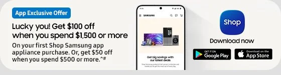 Discover Samsung Fall Sale - Get Shop App
