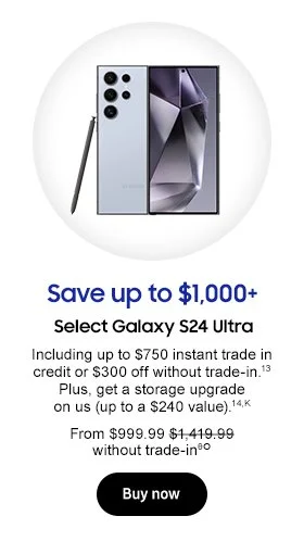 Discover Samsung Fall Sale Offer