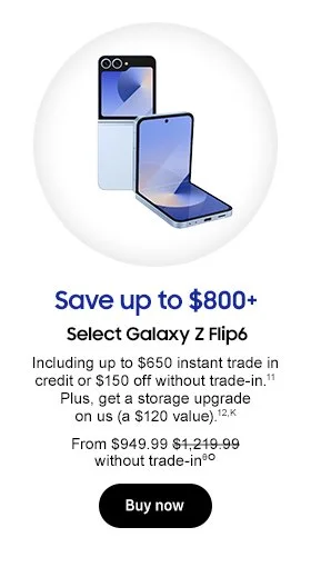 Discover Samsung Fall Sale Offer