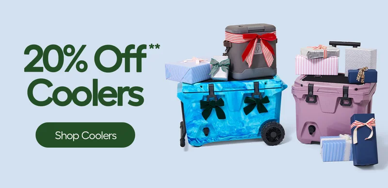 20% Off** Coolers