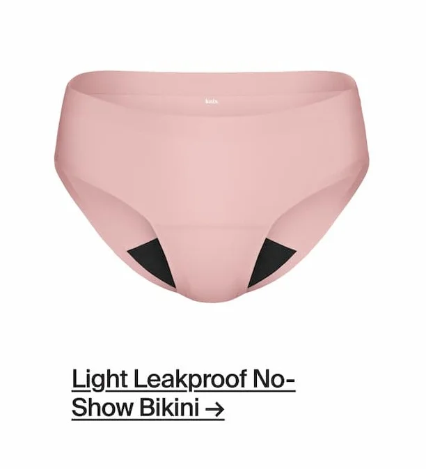 Light Leakproof No-Show Bikini ->