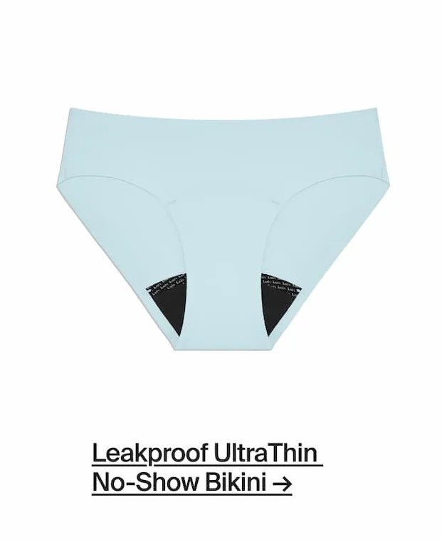 Leakproof UltraThin  No-Show Bikini →