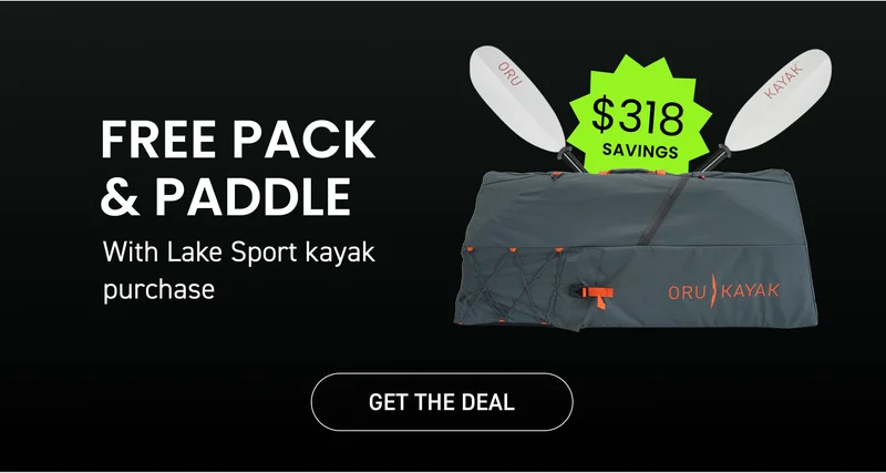 20% off Lake Sport + Free Pack & Paddle