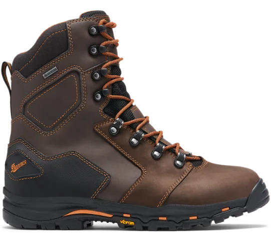 Pictured: Men's Vicious - 8" Brown