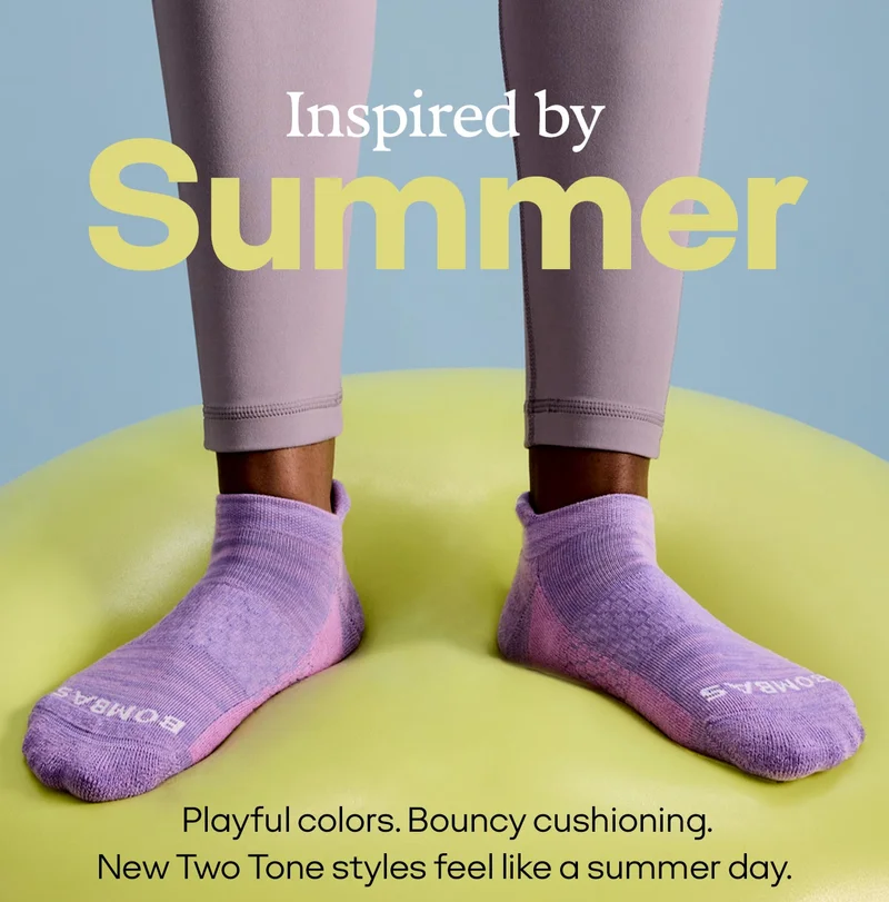 Inspired by Summer | Playful colors. Bouncy cushioning. New Two Tone styles feel like a summer day.