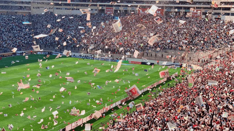 photo of a fans in a sports stadium