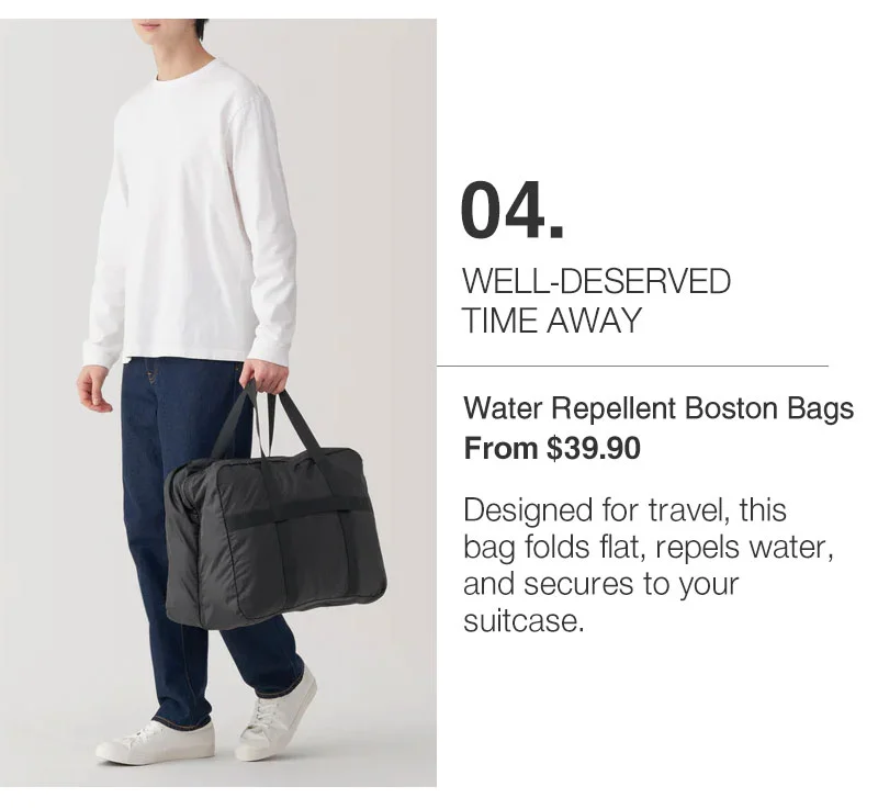 Shop Water Repellent Boston Bags From $39.90