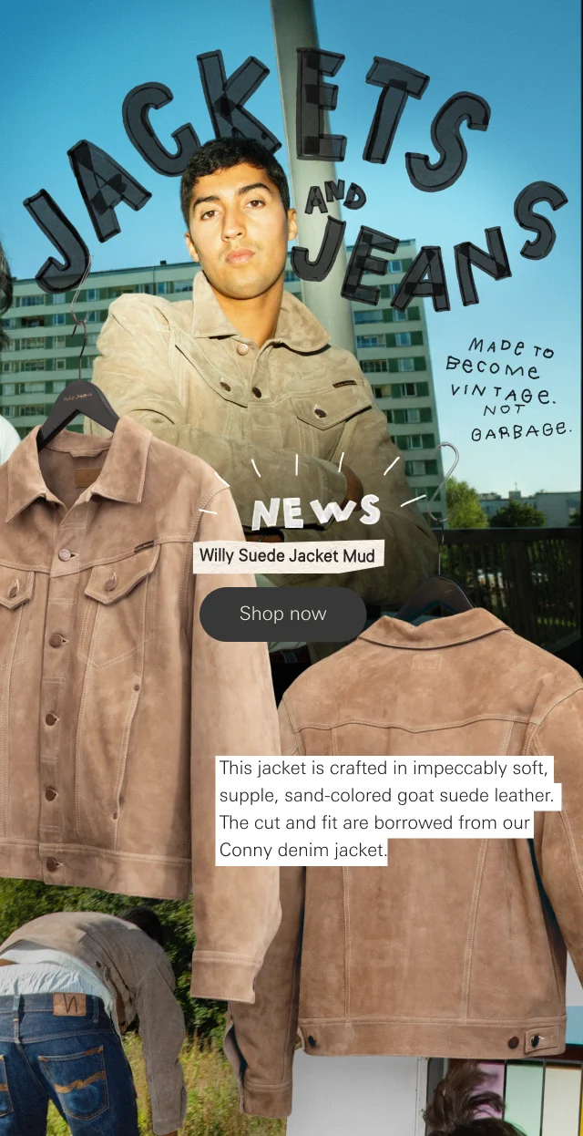 Willy Suede Jacket Mud