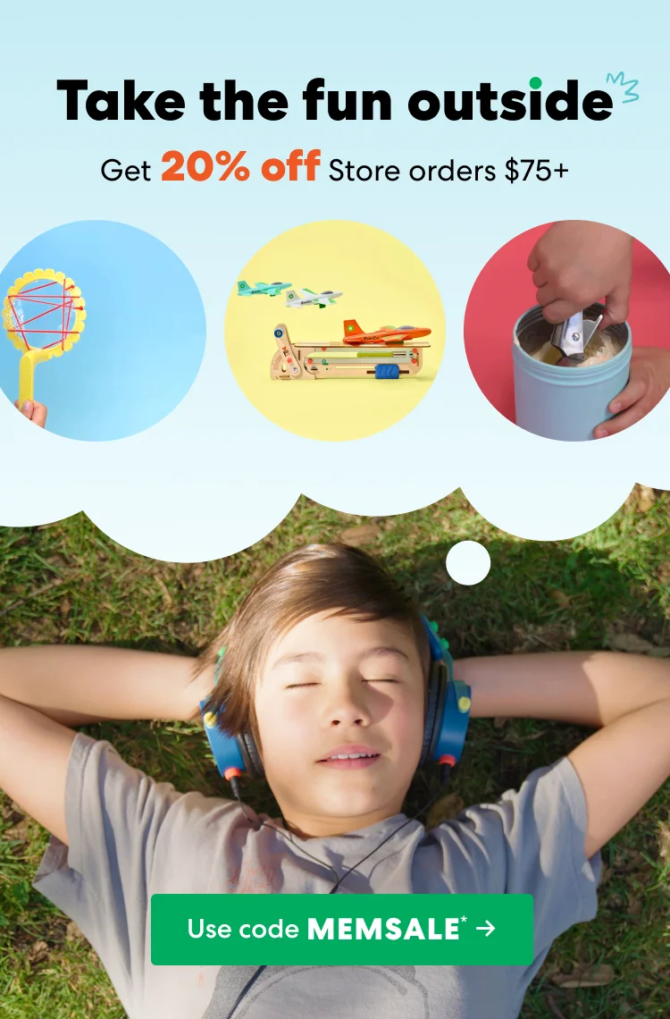 Take the fun outside. Get 20% off store orders $75+