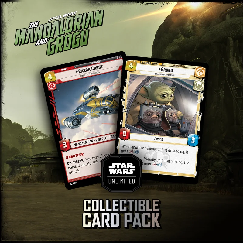 STAR WARS: THE MANDALORIAN AND GROGU TRADING CARDS