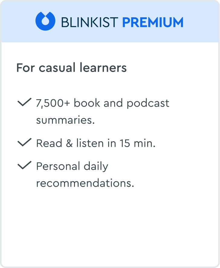 Blinkist Premium Blinkist Premium