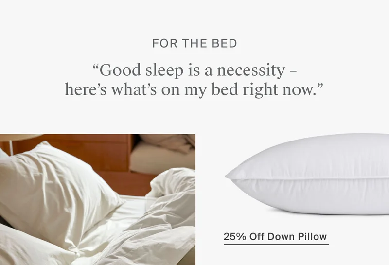 25% Off Down Pillow