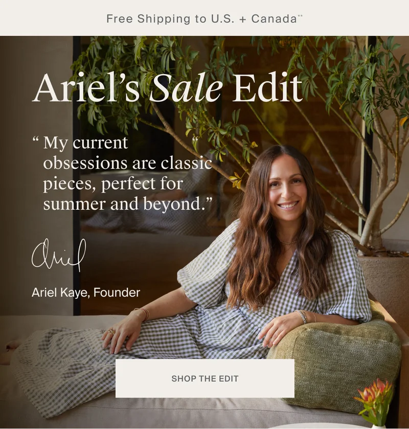 Shop Ariel's Sale Edit For 25% Off | Shop The Edit