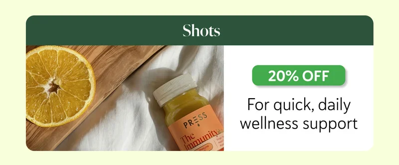 Shots for quick, daily wellness support
