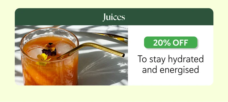Juices to stay hydrated and energised