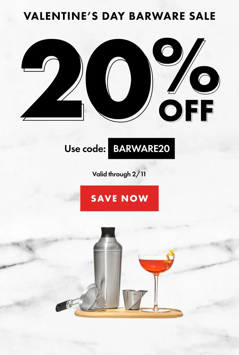 Valentine's Day Barware sale