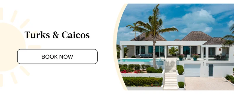 Soak up island luxury in a sun-drenched private villa in Turks & Caicos.