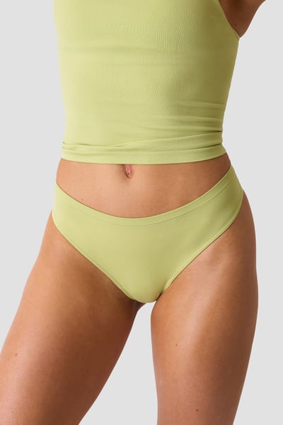 Image of Smooth Seamless Thong 2-Pack River Green