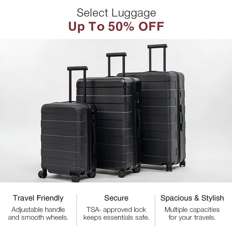 Shop Luggage Up to 50% OFF