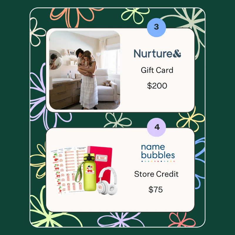 Nurture& Name bubbles