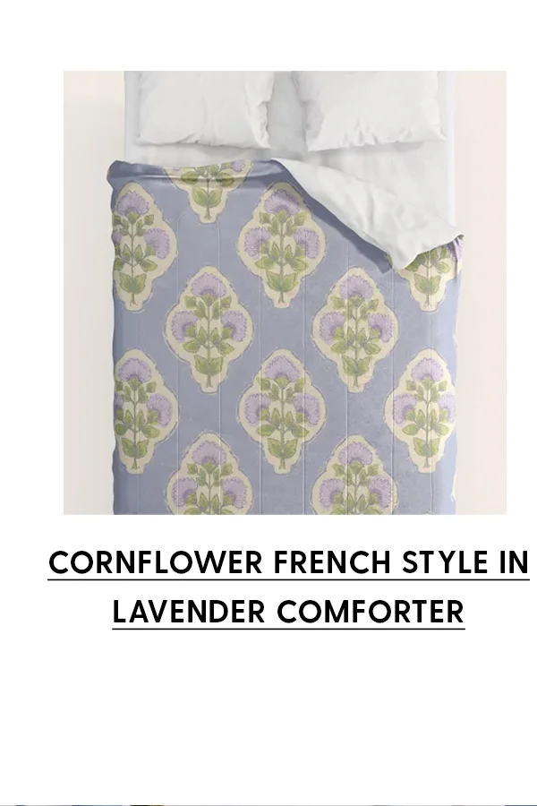 Shop Cornflower French Style in Lavender Comforter