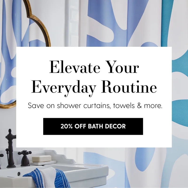 20% Off Bath Decor
