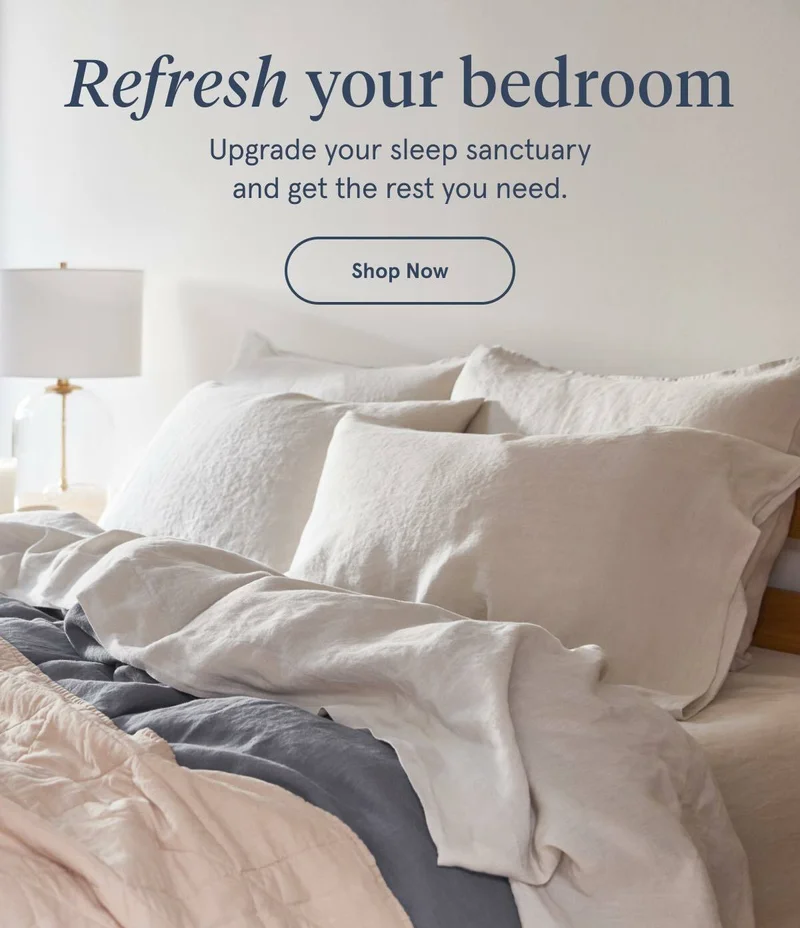 Refresh your Bedroom | Shop Now
