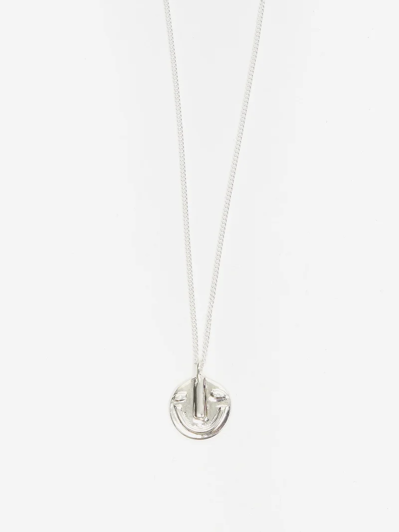 Image of Alec Doherty Good Day Bad Day Pendant Necklace - Silver