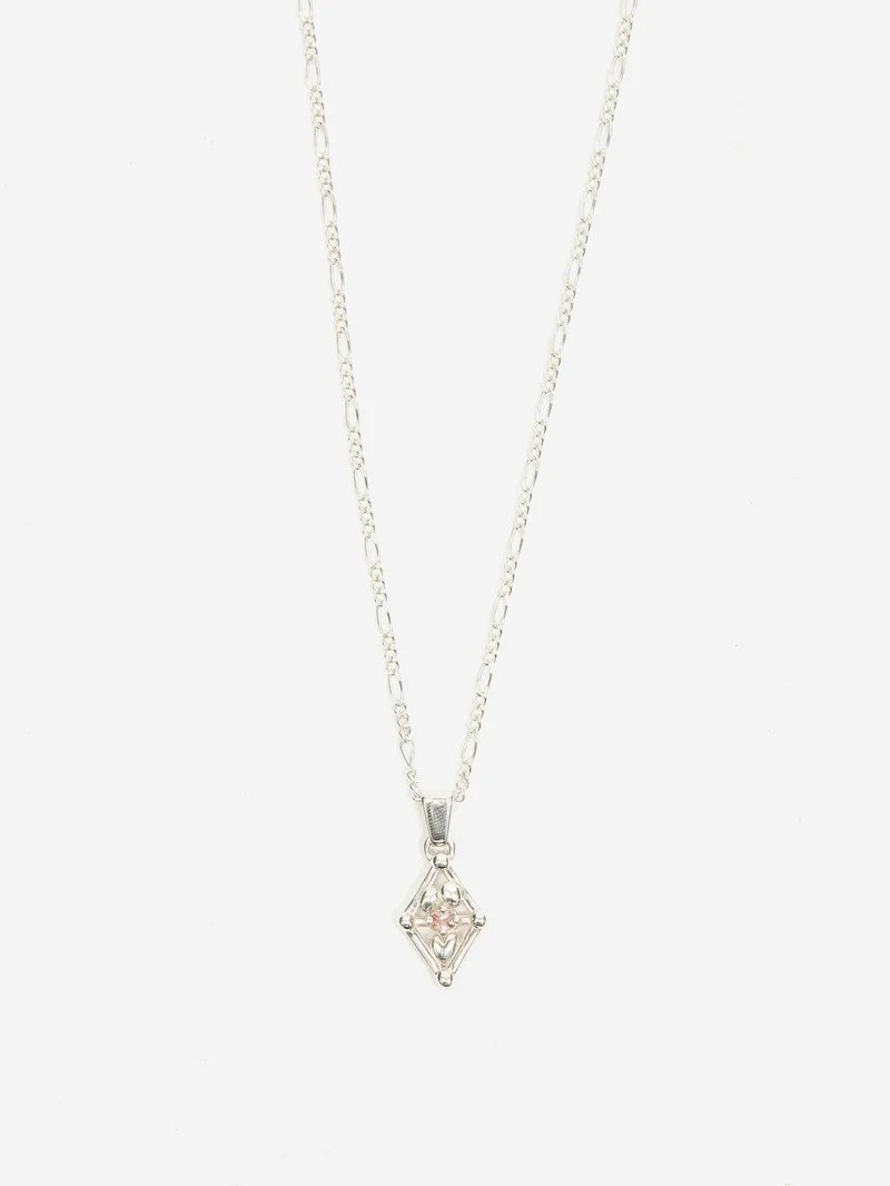 Image of Alec Doherty Kite One Pendant Necklace - Silver/Saphire