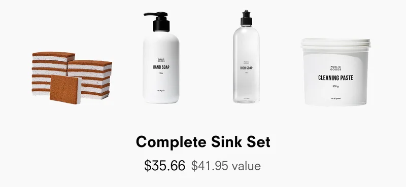 Enjoy an extra 15% off the Complete Sink Set, now including our NEW Cleaning Paste. Offer ends at midnight.