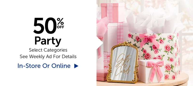 50% Off Party - Select Categories