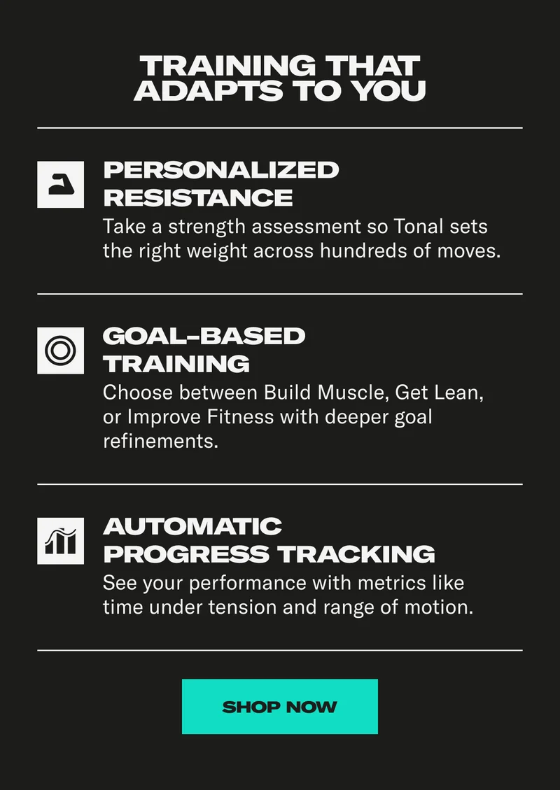 Training that adapts to you. Shop Now