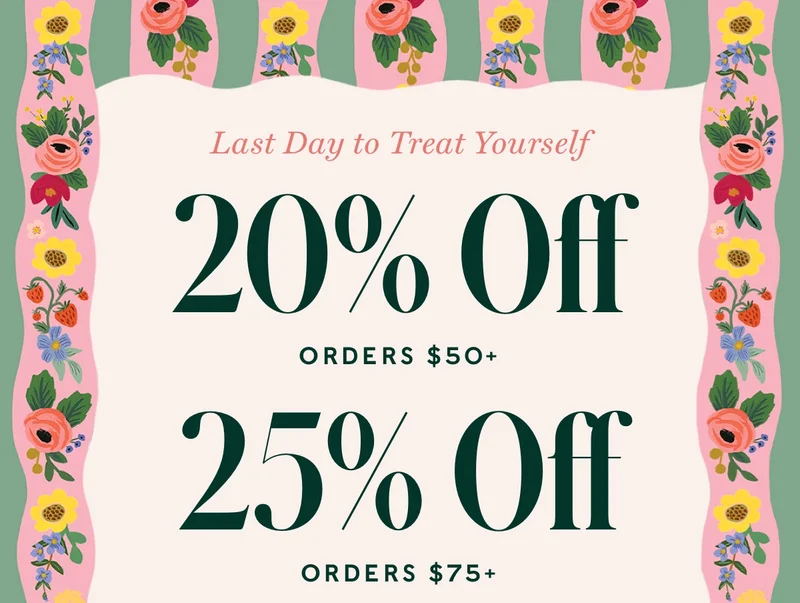 Treat Yourself Sale Final Hours