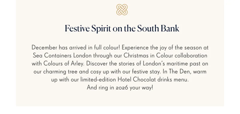 FESTIVE SPIRIT ON THE SOUTHBANK