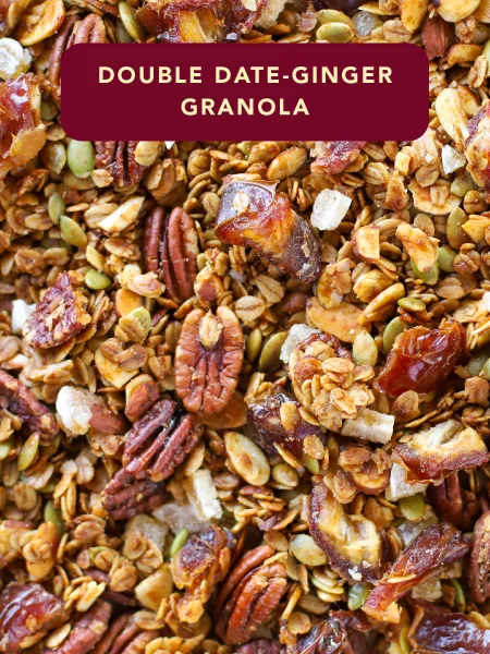 Double date ginger granola